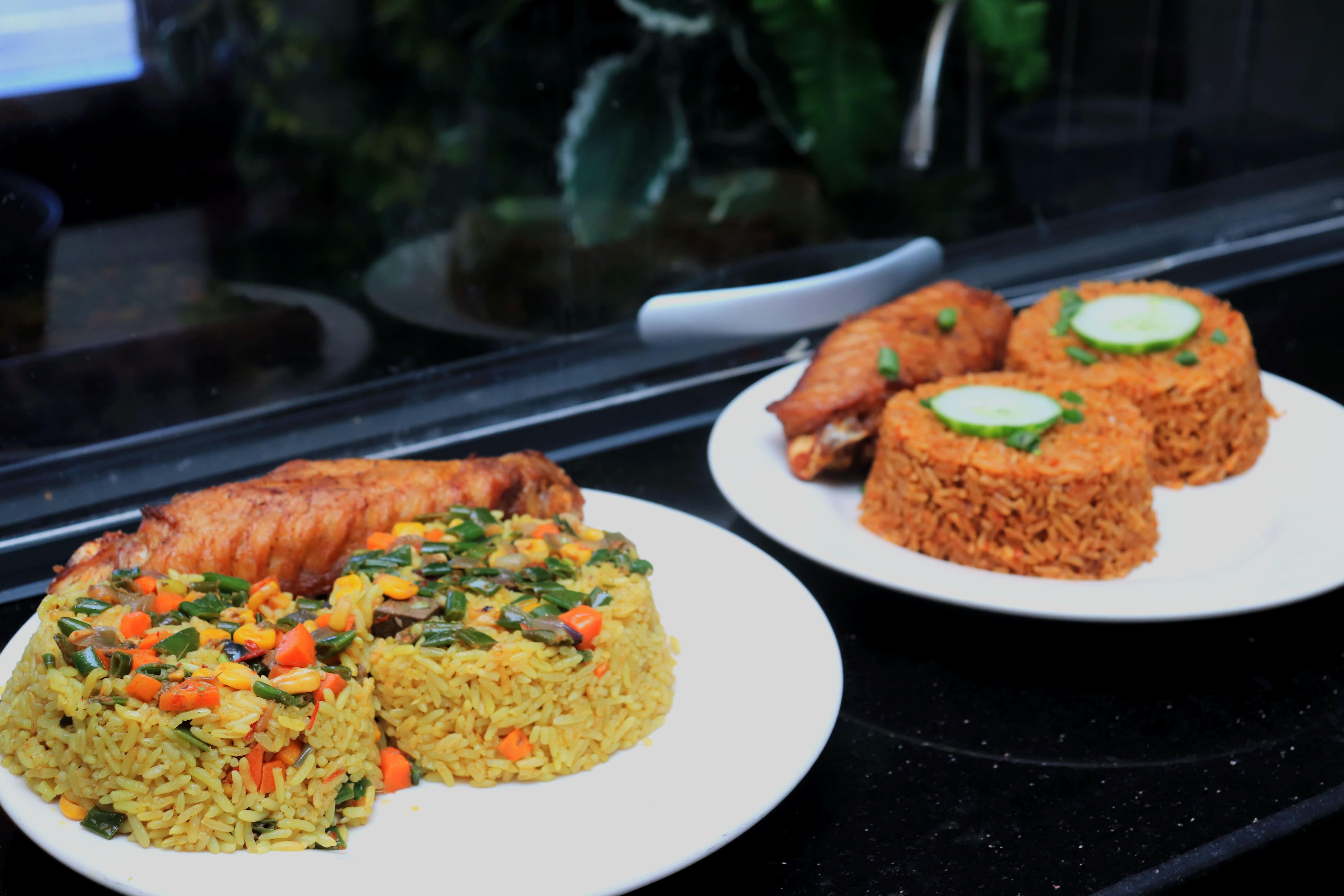 Fried rice and turkey