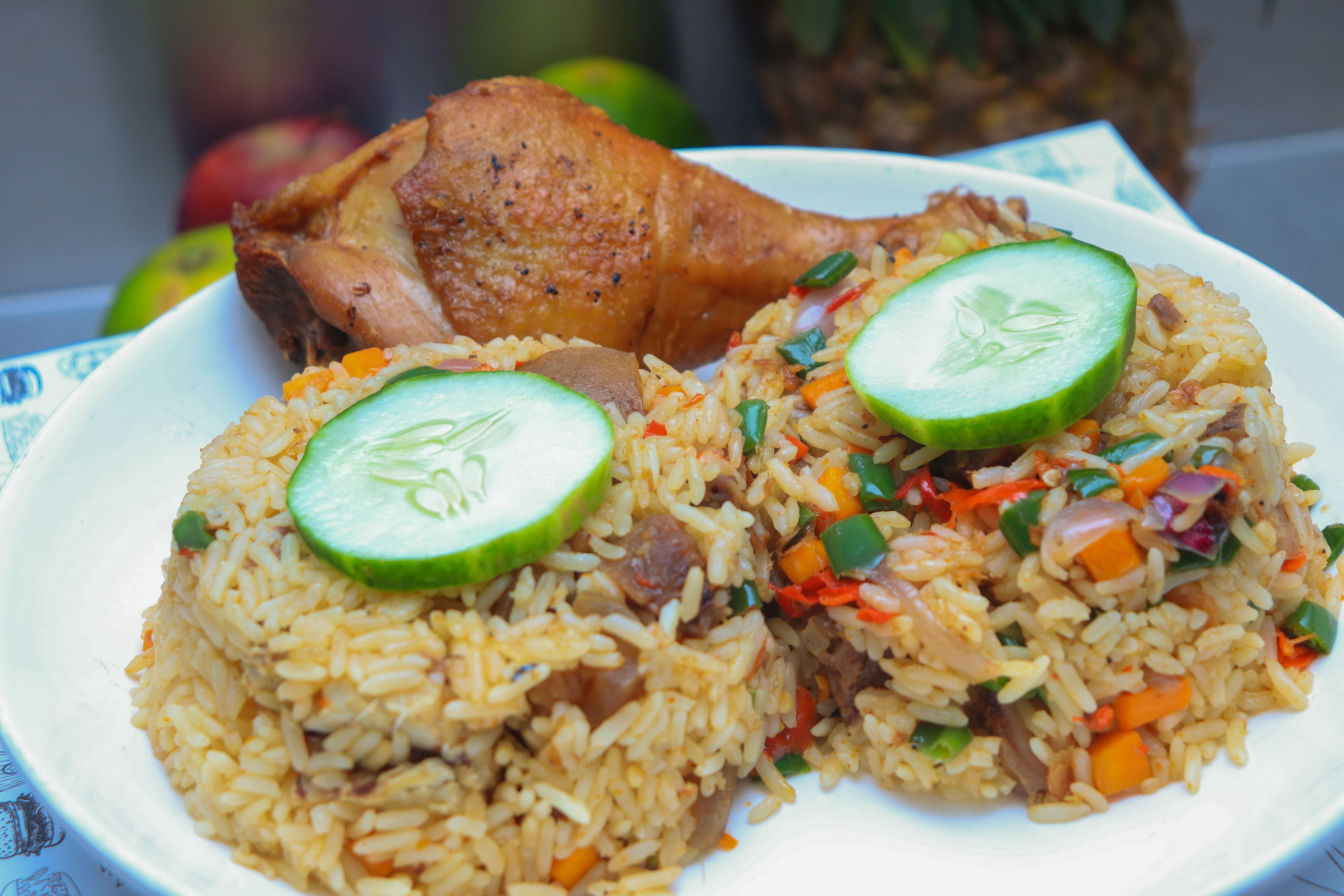 Special rice and chicken